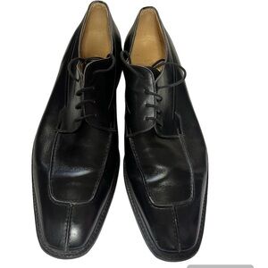 Gravati Made In Italy Black Leather Shoes Sz 12